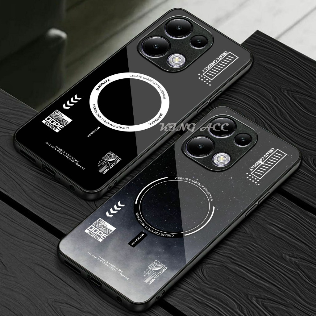 Softcase แก้ว Kaca สําหรับ Poco F6 X5 X6 M6 F5 F6 Redmi 12 15C 14C 13C 12C 13C 14C C65 C75 หมายเหตุ 