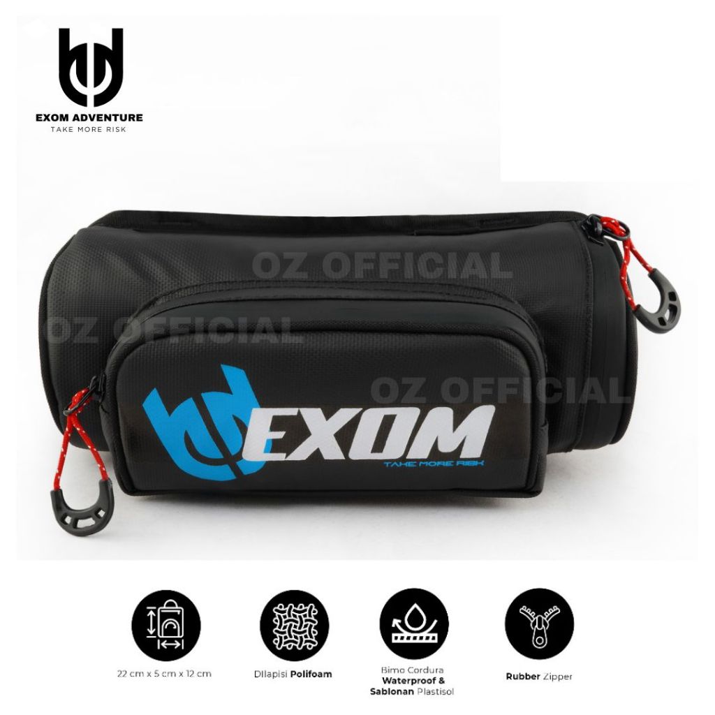 Exom Trail Motorcycle HANDLEBAR Bag Sport Storage Bag Universal Motocross Adventure - WATERPROOF TRBAS HANDLEBAR กระเป๋าถือ