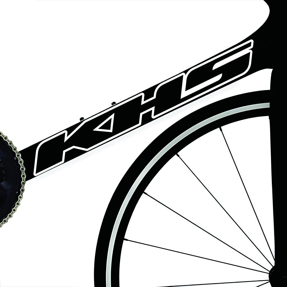 Khs Bicycles Outline Downtube Bicycle Pack - สติ๊กเกอร์รูปลอกจักรยาน