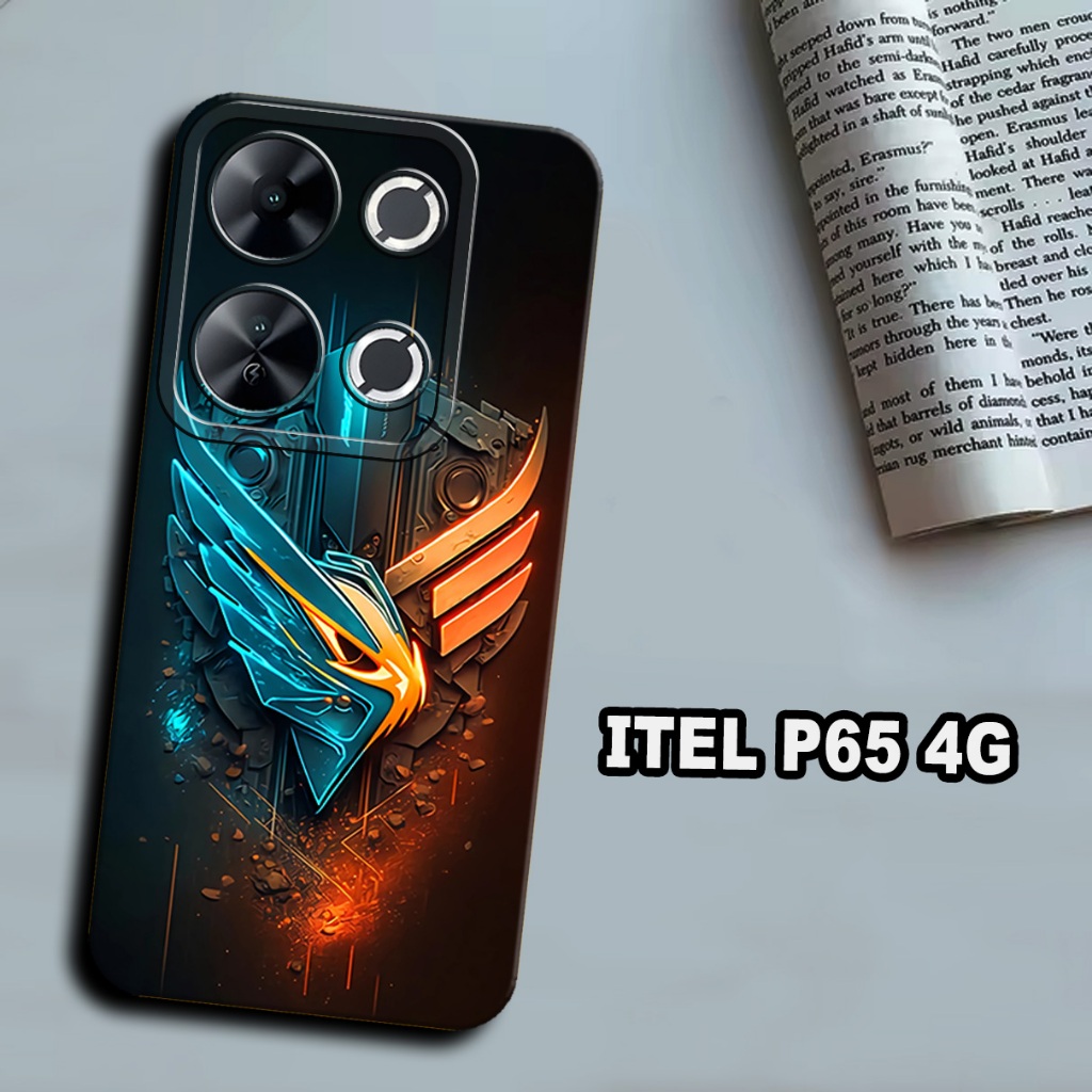 CC39/ เคสยางยืดหยุ่นสําหรับ ITEL P65 4G/esport Motif/เคส ITEL P65 4G /ชาร์จ ITEL P65 4G /silicon ITE