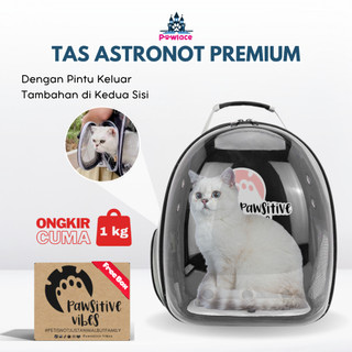 Tas Astronot Premium - Tas Kucing Travelling - Pet Cargo - Pet Travel Bag - Tas Ransel Hewan