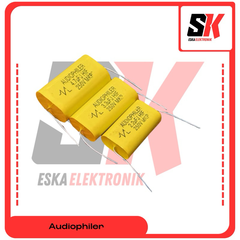 Audiophile 2.2uF 3.3uF 4.7uF ทวีตเตอร์ต้านทาน 250V