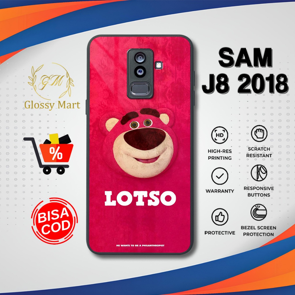 ล่าสุด Samsung J8 2018 CaseLotso Hardcase Softcase Glossy Casing Sam J8 2018