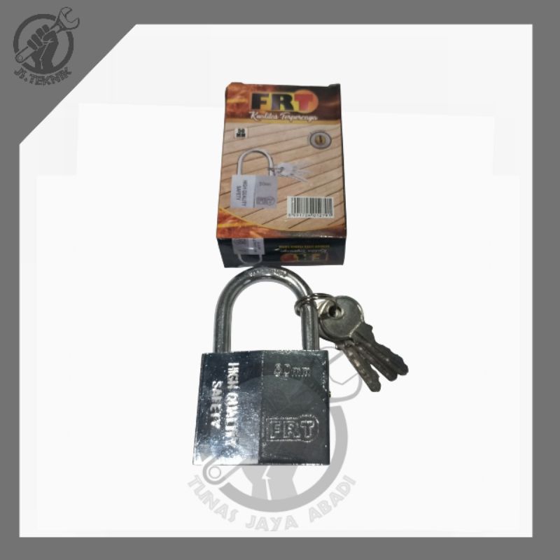 กุญแจคอสั้น 1 โหล / 50 มม. / GRP / FRT