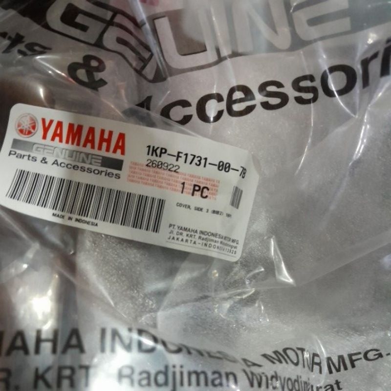YAMAHA MIO 1KP REAR LAMP COVER PART CODE 1KP-F1731-00-7B	| 1KP-F1741-00-7B ฝาครอบ, ด้านข้าง 3 MIO SO