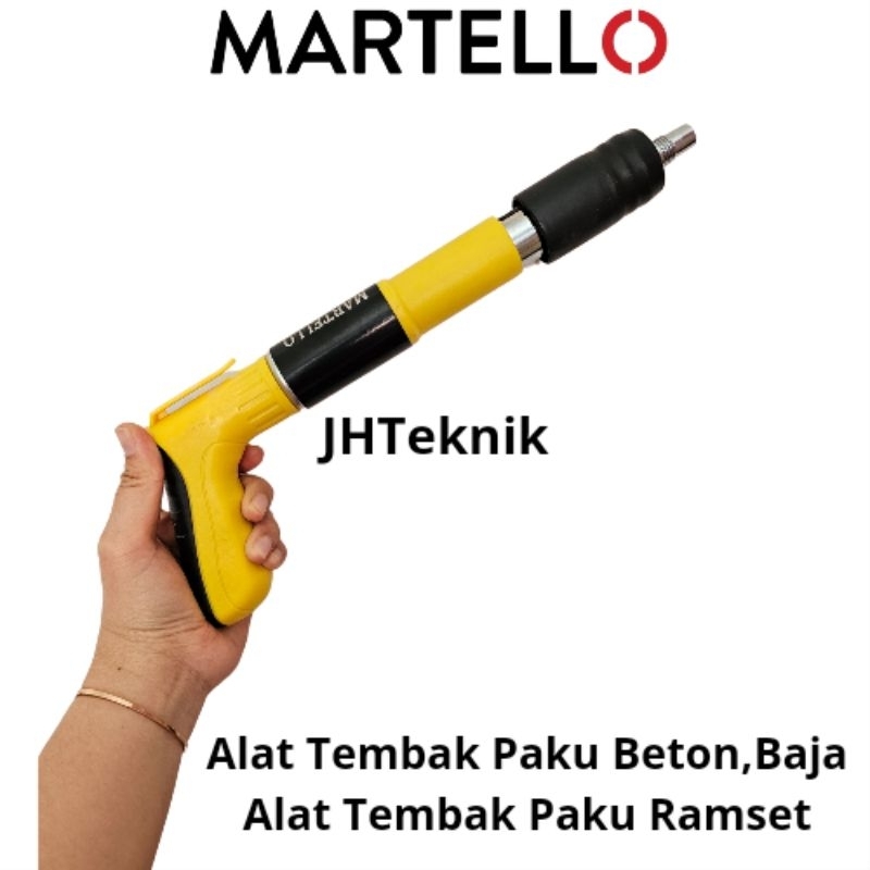Mesin Jhtechnique เครื่องยิงเล็บคอนกรีต, เหล็ก MARTELLO/MARTELLO Ramset Nail Shooter ของแท้ 100%