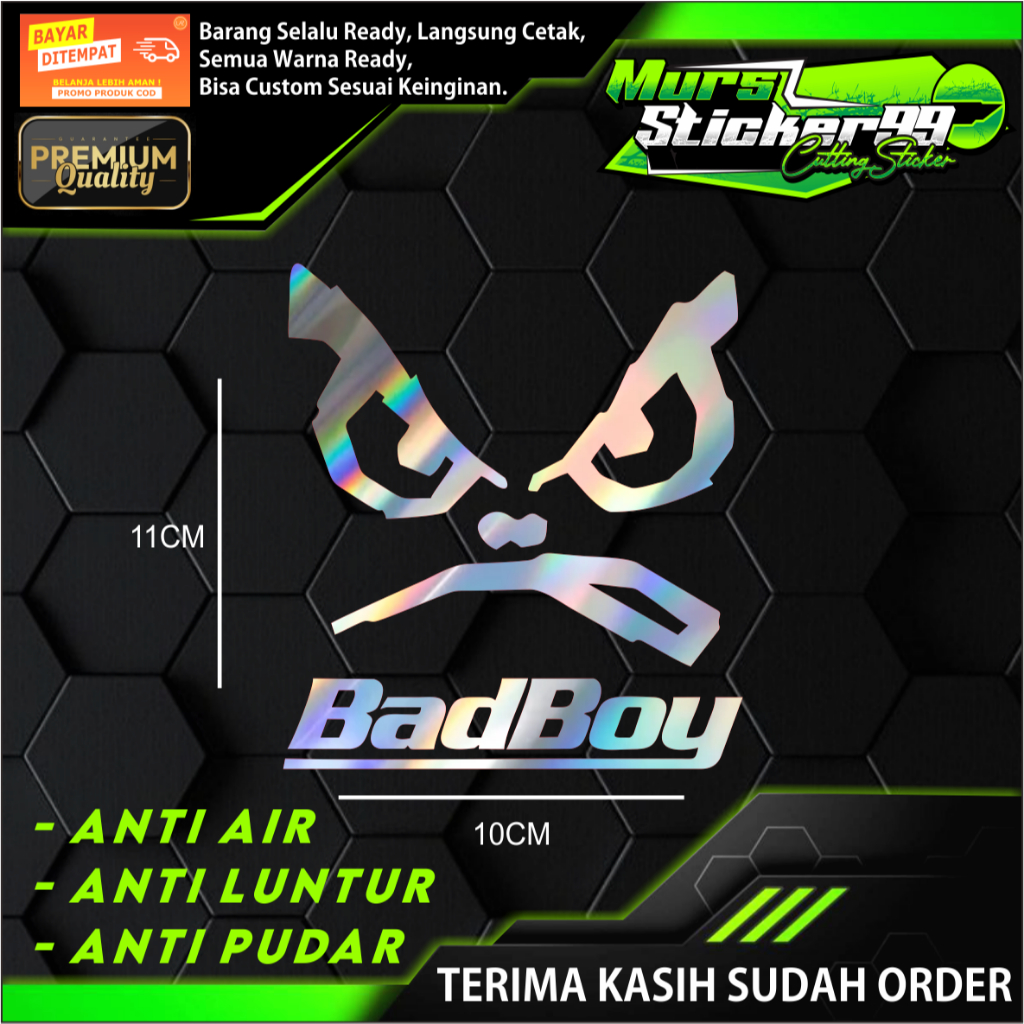 BADBOY ALEK สติ๊กเกอร์ตัดเหมาะสําหรับรถจักรยานยนต์และรถยนต์