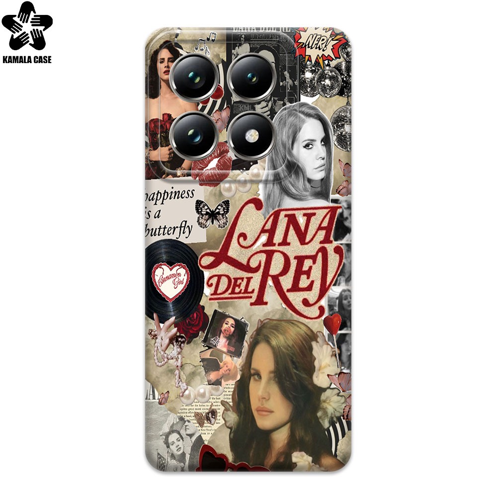 PREMIUM SOFTCASE LANA DEL REY MOTIF สําหรับ REDMI 14T 14T PRO & ALL TYPE REDMI - PRO CAMERA - เคสใหม