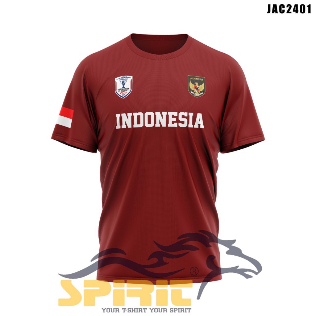 KATUN INDONESIAN NATIONAL TEAM CLOTHES AFF CUP LATEST INDONESIAN NATIONAL TEAM เสื้อยืด AFF CUP แขนส
