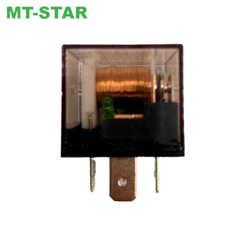 MT STAR RELAY 4 ขา PANOM 12VOLT 40 CAMPERE CLEAR TYPE LED INDICATOR MT STAR