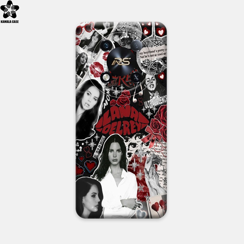 PREMIUM SOFTCASE LANA DEL REY MOTIF สําหรับ ITEL RS4 & ALL TYPE ITEL - เคสกล้อง PRO - เคสใหม่ล่าสุด 