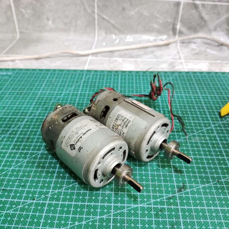 2PCS DYNAMO DC มอเตอร์รุ่น RD1S 12VDC 0.9A STRONG HIGH TORQUE มอเตอร์ EQUIVALENT TO RS775
