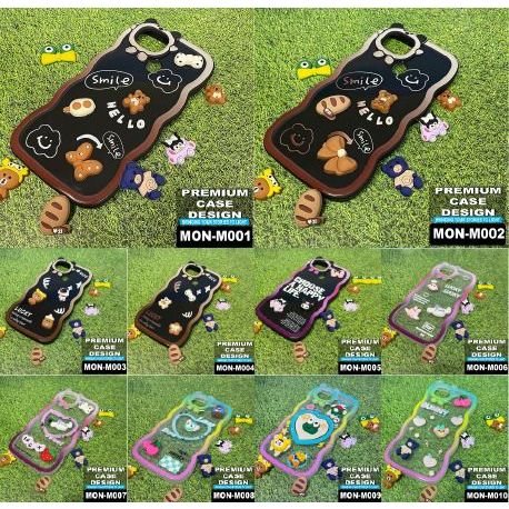 REDMI 8A / 8A PRO / 6 / 6A CASE 3D RISED PICTURE MOTIF CODE MON M001-M010 (MACC)