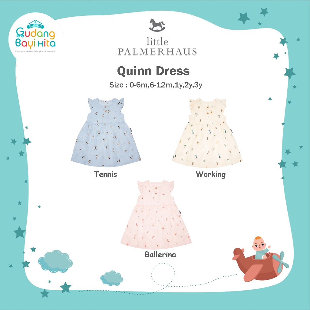 Little Palmerhaus Quinn Dress / ชุดเด็ก