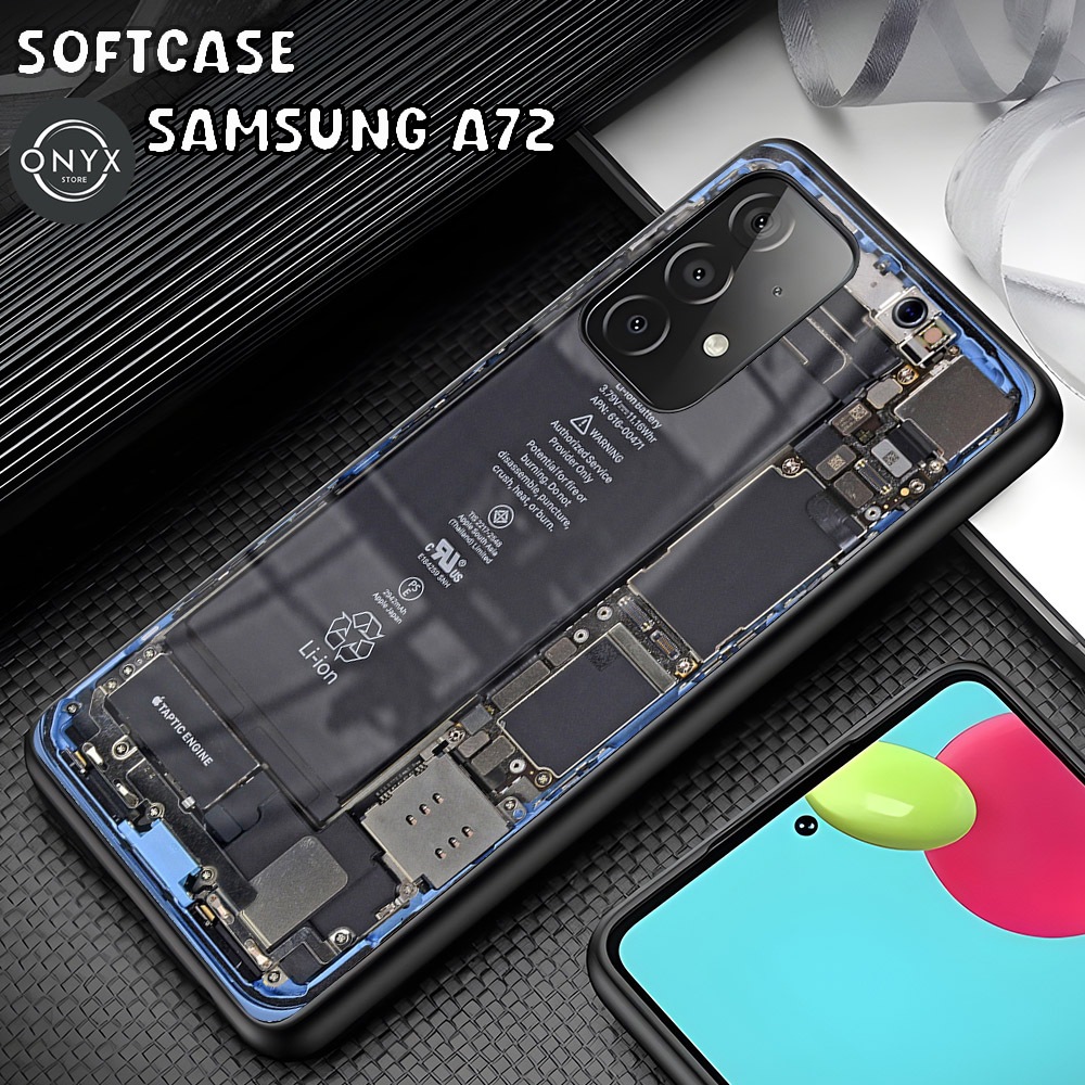 MESIN [AA08] SOFTCASE SAMSUNG A72 HP MACHINE| เคส Samsung A72 น่ารัก เท่ สุนทรียศาสตร์ Samsung A72 |