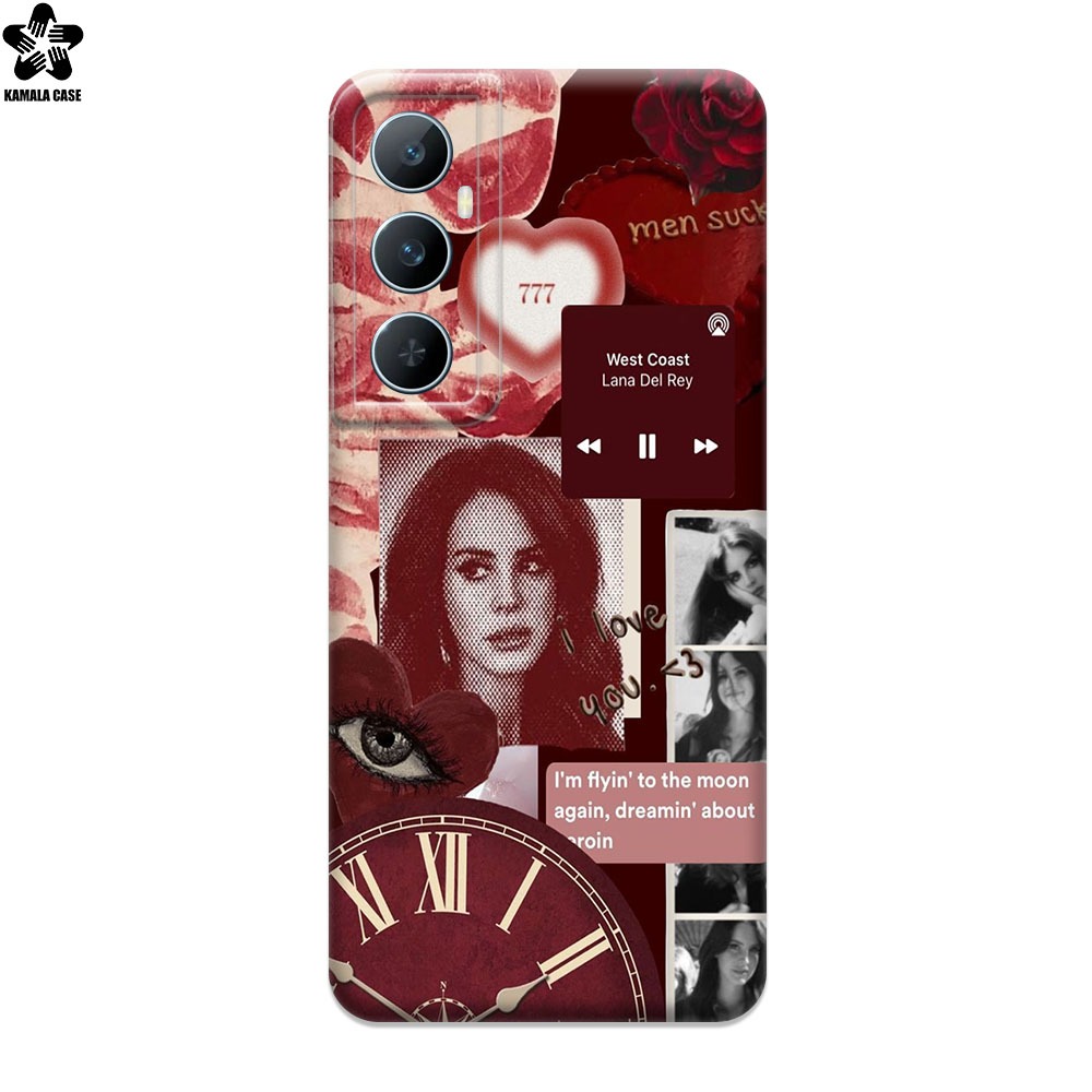 PREMIUM SOFTCASE LANA DEL REY MOTIF สําหรับ REALME C65 C63 C67 - เคสกล้อง PRO - เคสใหม่ล่าสุด - COOL