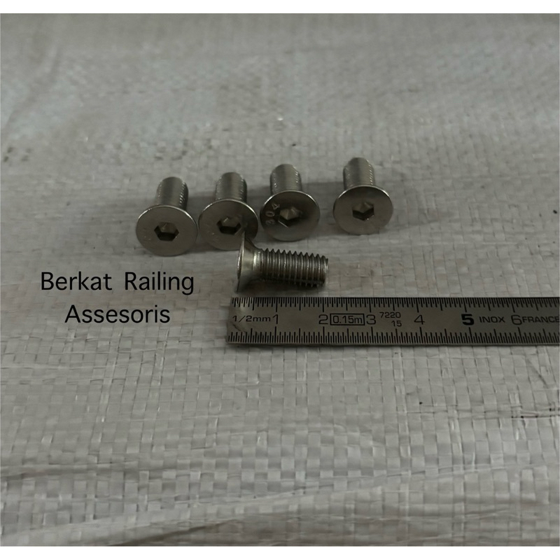 BOLT VERSENG LM8x20 SS 304