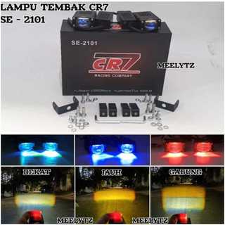 CR7 SE 2101 - Lampu Tembak Gepeng Blue Lens