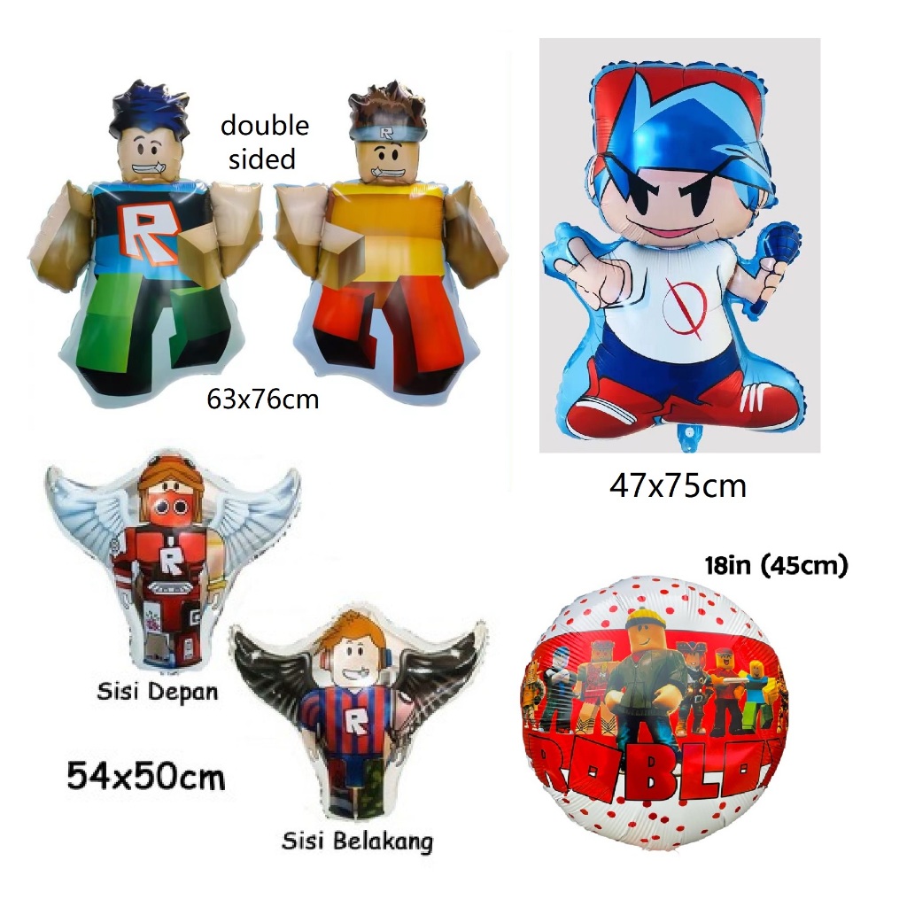 Roblox 18in ลูกโป่งฟอยล์ / ลูกโป่งเลโก้