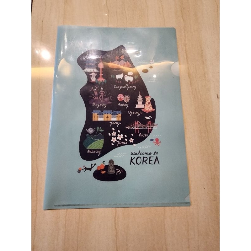 Map L CPP Folio / Map F4 - สีฟ้า พร้อมภาพเกาหลี