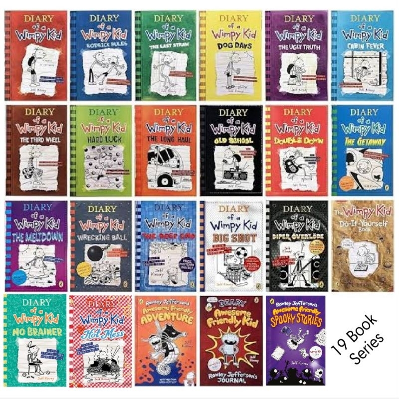 ไดอารี่ของชุดหนังสือ Wimpy Kid 19 โดย: Jeff Kinney