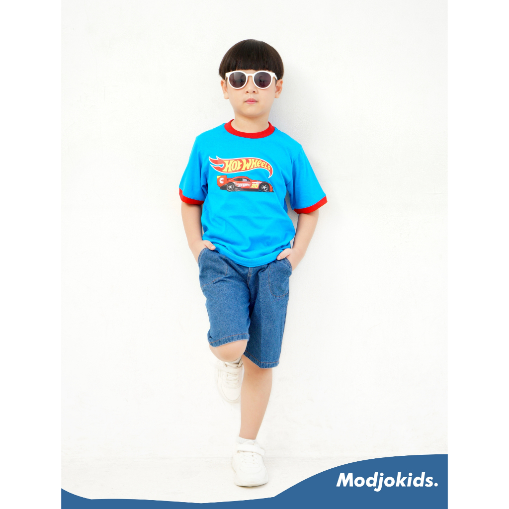 Makemodjo Hotwheels Kids T-Shirts เสื้อผ้าเด็กผู้ชาย เสื้อล่าสุด อายุ 2 - 12 ปี พรีเมี่ยม - รูปที่ 3