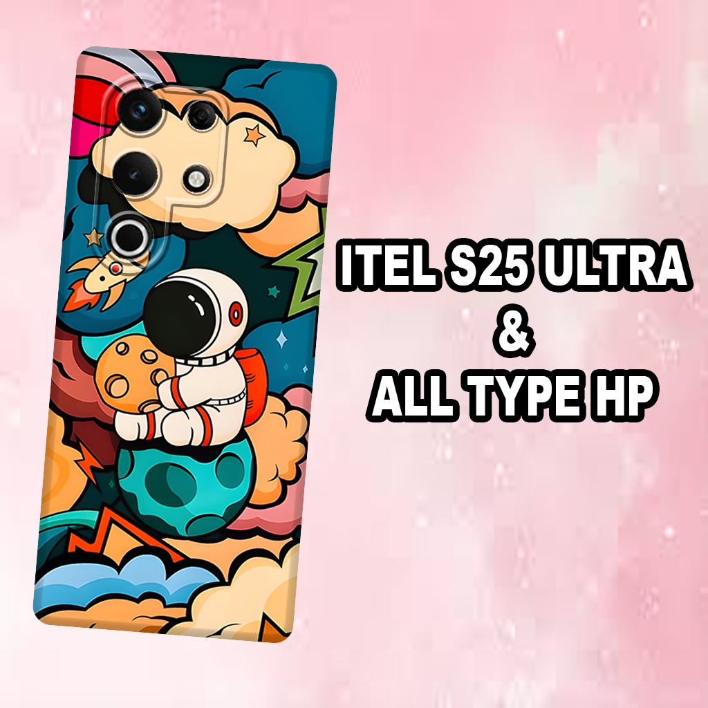 AC44/Softcase Procamera สําหรับ Itel s25 Ultra ล่าสุด 2024/Quality Case/Nasa Motif/เคสยางยืดหยุ่น/เค