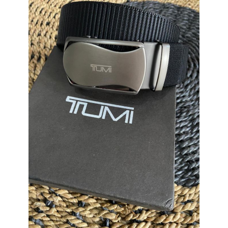 Hitam Tumi เข็มขัดสีดํา