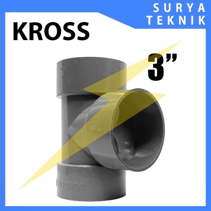 ข้อต่อท่อ Kross Tee D 3 นิ้ว / Tee D 3 นิ้ว PVC Kross / Tee Kross