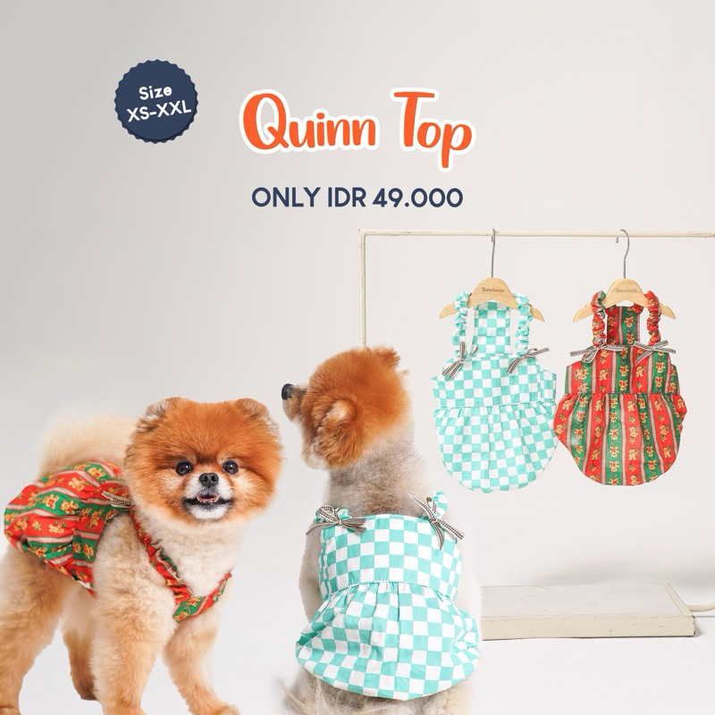 Pawlovin - Quinn Top เสื้อผ้าสุนัขและแมว