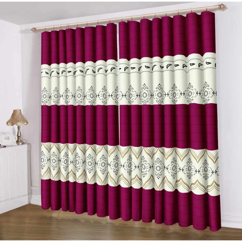 Smokring 12 Ring 6 Wave ผ้าม่าน Maya Spata Motif Windows