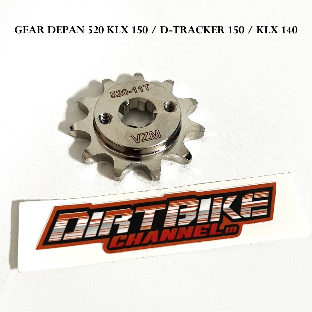 เกียร์หน้า 520 KLX 150 KLX 140 DTRACKER 150 520 11T 12T 13T