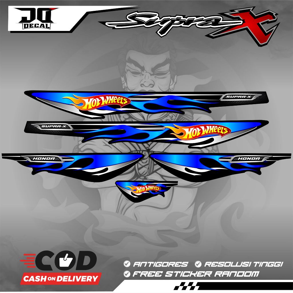 HONDA SUPRA X OLD 2000 - 2005 HOTWHEELS K3 VARIATION STRIPING