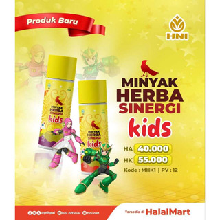 Minyak Herba Sinergi Kids HNI - Solusi Alami untuk Kesehatan Anak | Minyak Herba Sinergi Varian Baru