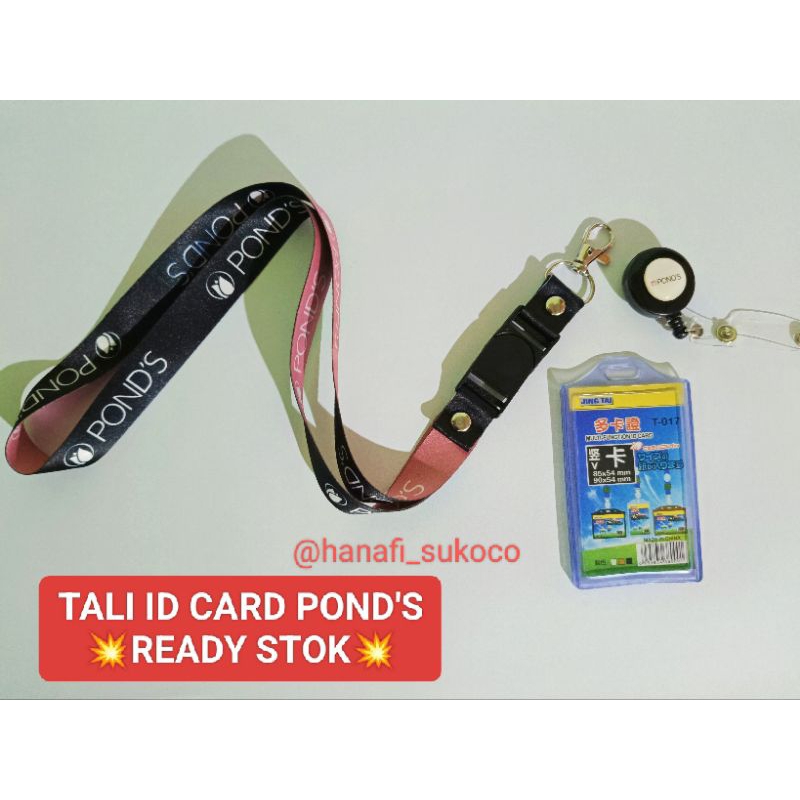 Ponds Ponds Lanyard บัตรประจําตัวการพิมพ์ UNIT