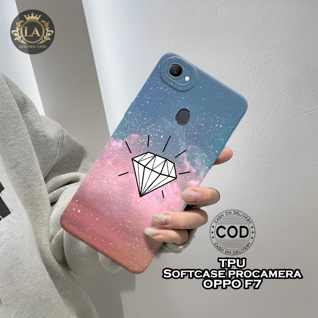 เคส HP ล่าสุด OPPO F7 - เคส Leviora - เคสเพชรแฟชั่น - เคส OPPO F7 Softcase - เคส Pro - เคส OPPO F7 ล