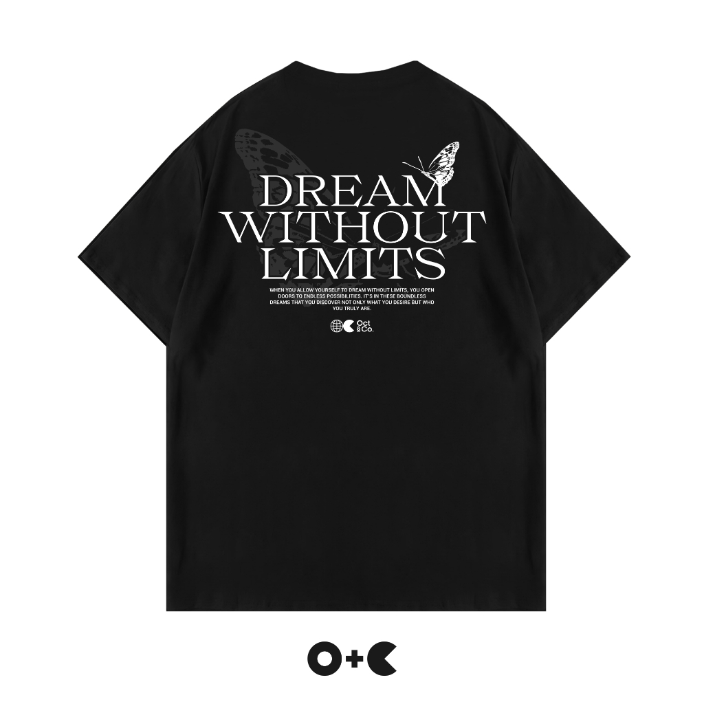 Oct&Co. 24s Combed Cotton T-Shirt - Dream Without Limits