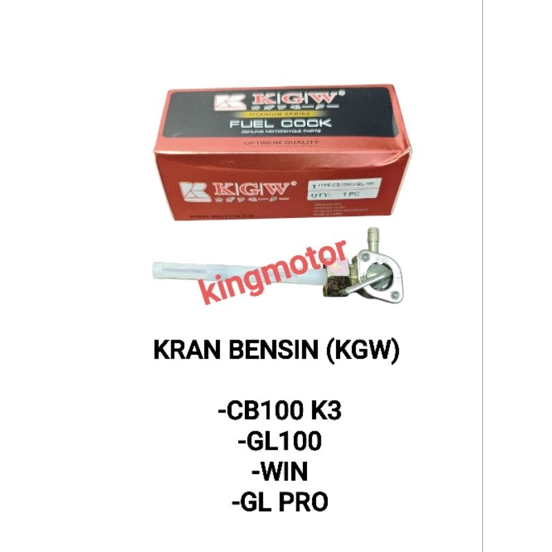 KGW GASTOLINE FAUCET HONDA CB100K3 GL100 WIN CB100 K3 GLPRO SUPER QUALITY