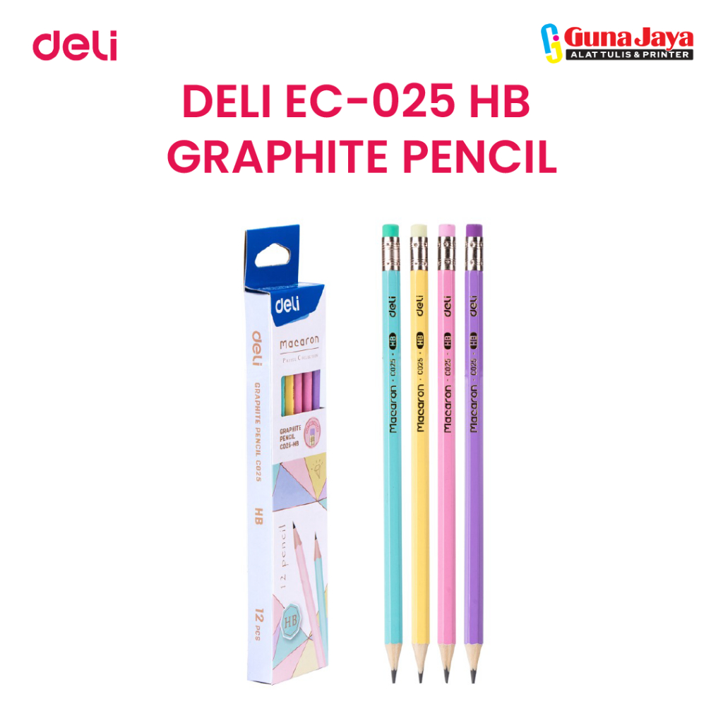 DELI EC-025 HB ปากกากราไฟท์