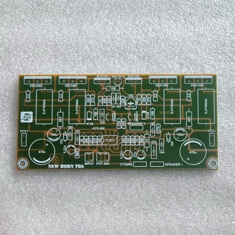 เครื่องขยายเสียง PCB HORN TOA Pak Iwan Kamil Pertanak