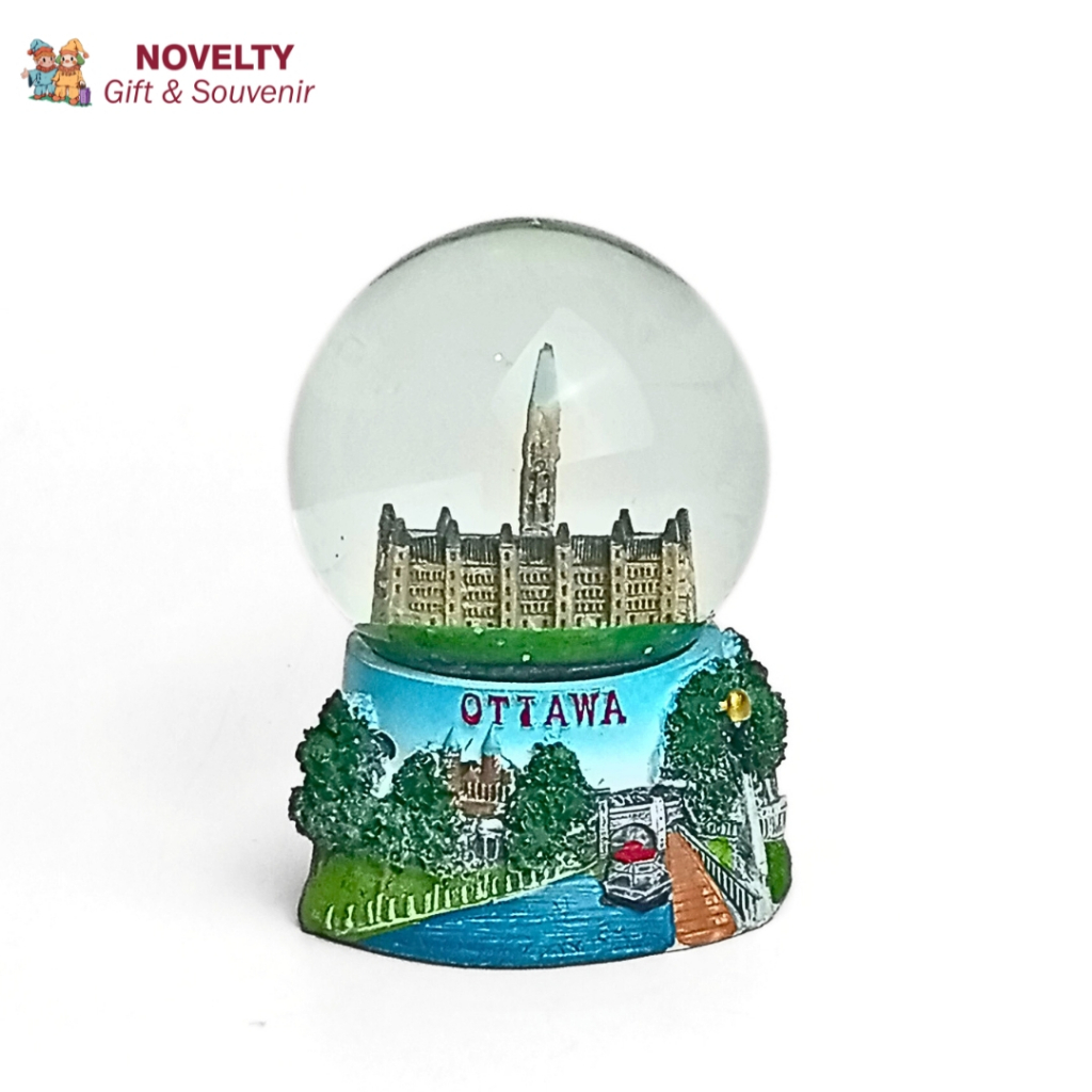 ของที่ระลึกแสดงลูกบอลหิมะลูกโลกหิมะ Ottawa by Canada