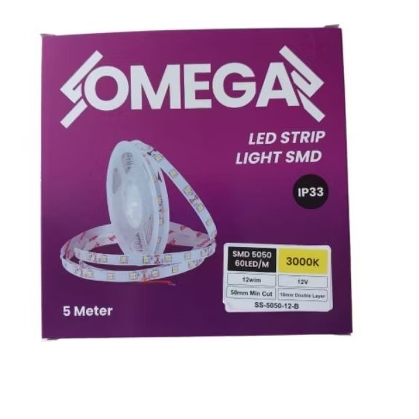 ไฟ LED Strip SMD 5050 12V 60 Led 5 เมตร Omega