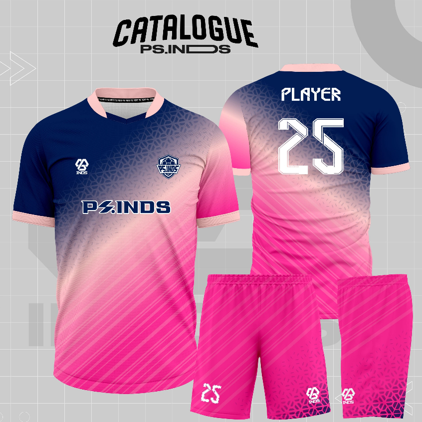 Jersey Futsal Custom Satuan Full Print Dryfit Free Name Number Printing V1R4