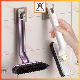 Hoptech - Sikat 3in1 Sudut Celah Toilet 360° Rotary Multifungsi Pembersih Wastafel & Kamar Mandi