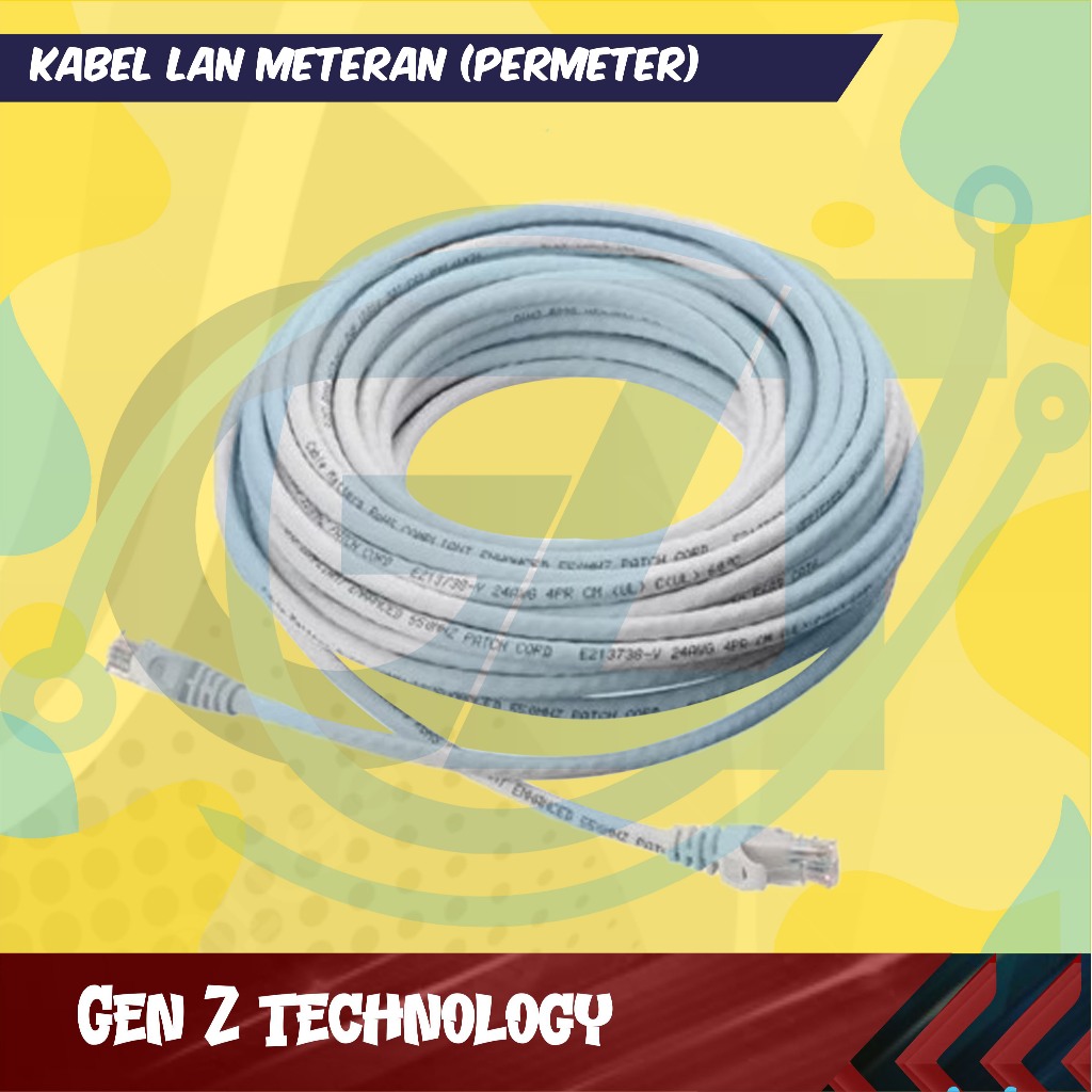 สาย LAN Cat 6 เมตร**