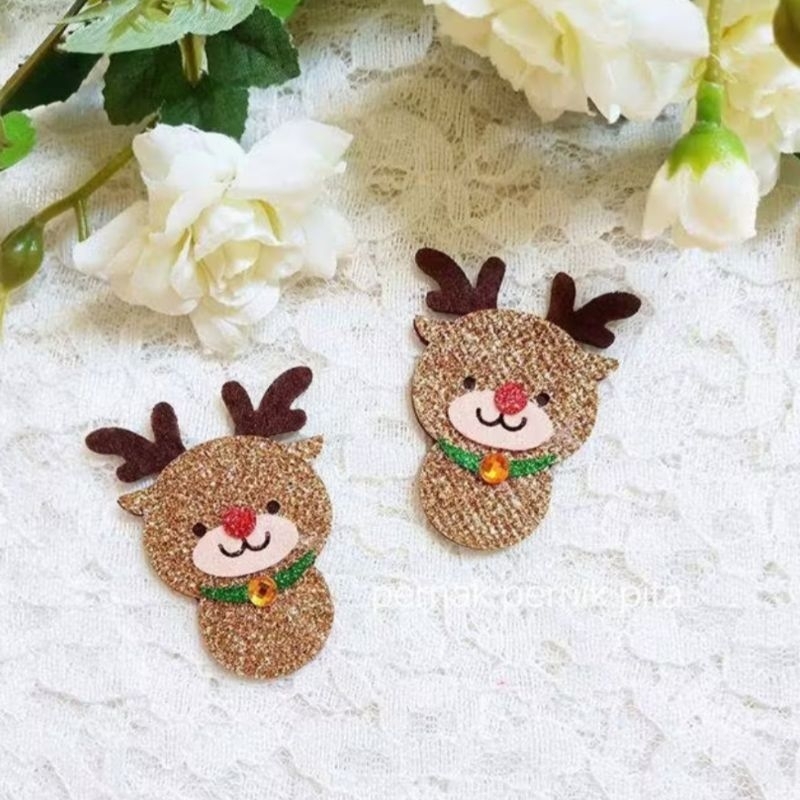 RUDOLF GLITTER CHRISTMAS CHRISTMAS CHRISTMAS