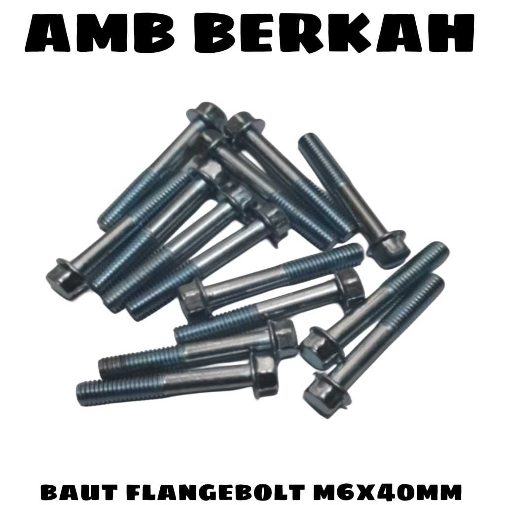 MESIN ENGINE BLOCK BOLT / CVT BLOCK BOLT M6X40 (8 KEY BOLT 4CM LENGTH)