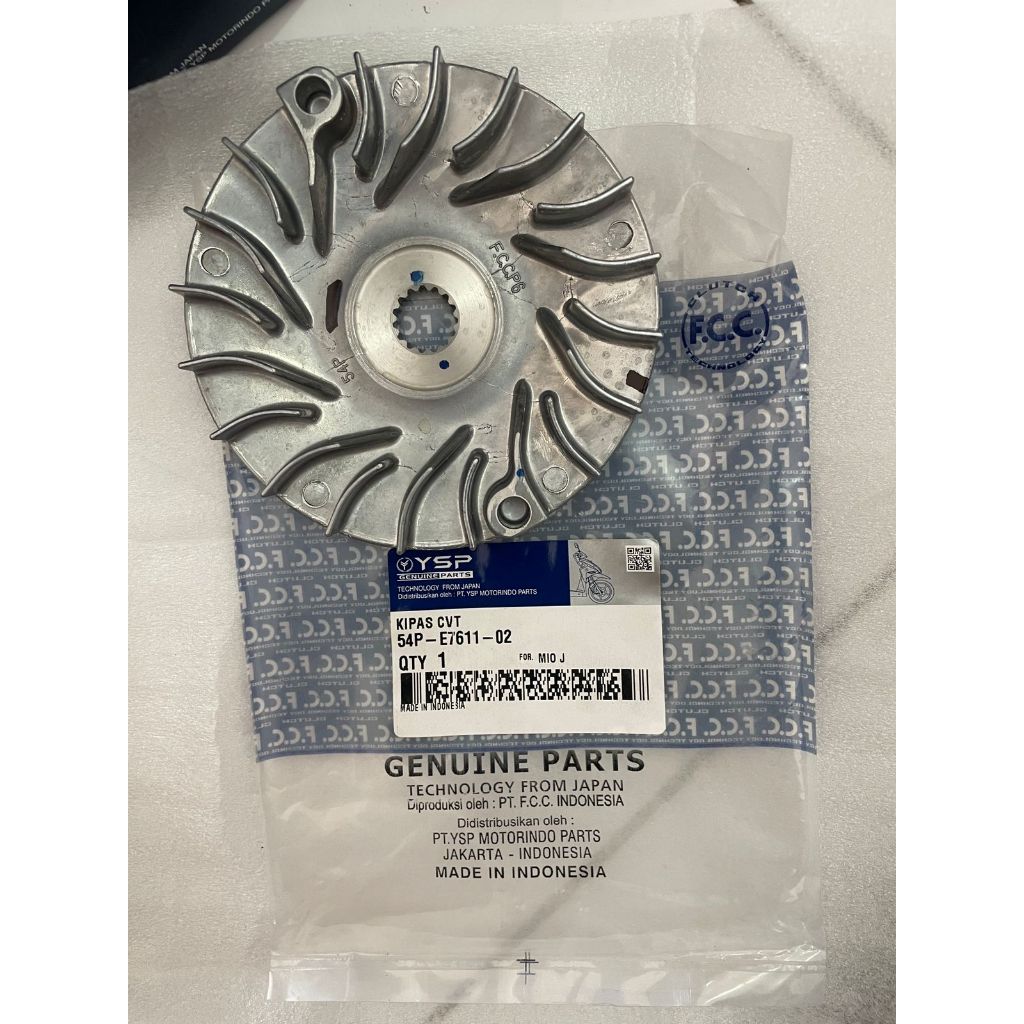 (WHOLESALE) YSP CVT FAN MIO J, MIO GT, SOUL GT 115 / E7611-02 / ORIGINAL YSP