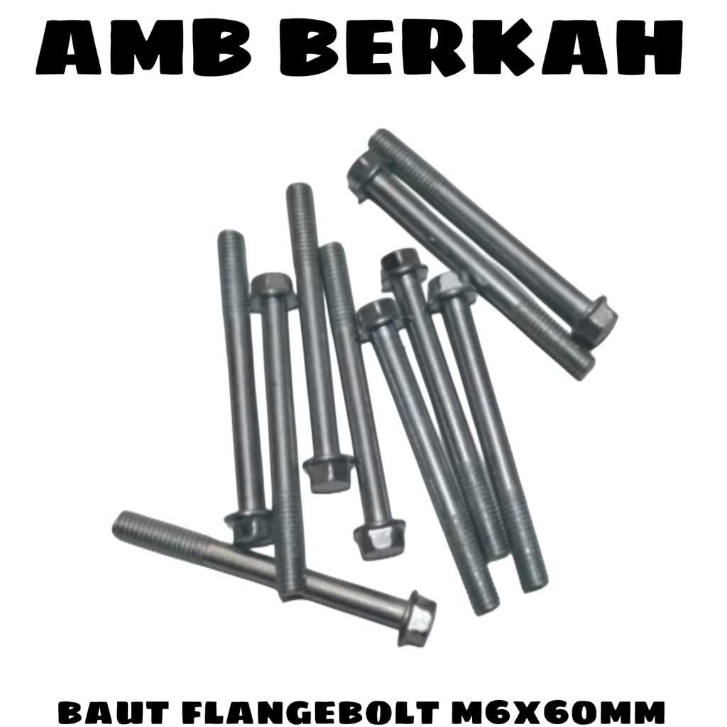 MESIN ENGINE BLOCK BOLT / CVT BLOCK BOLT M6X60 ( CVT BLOCK BOLT KEY 8 6CM LENGTH)