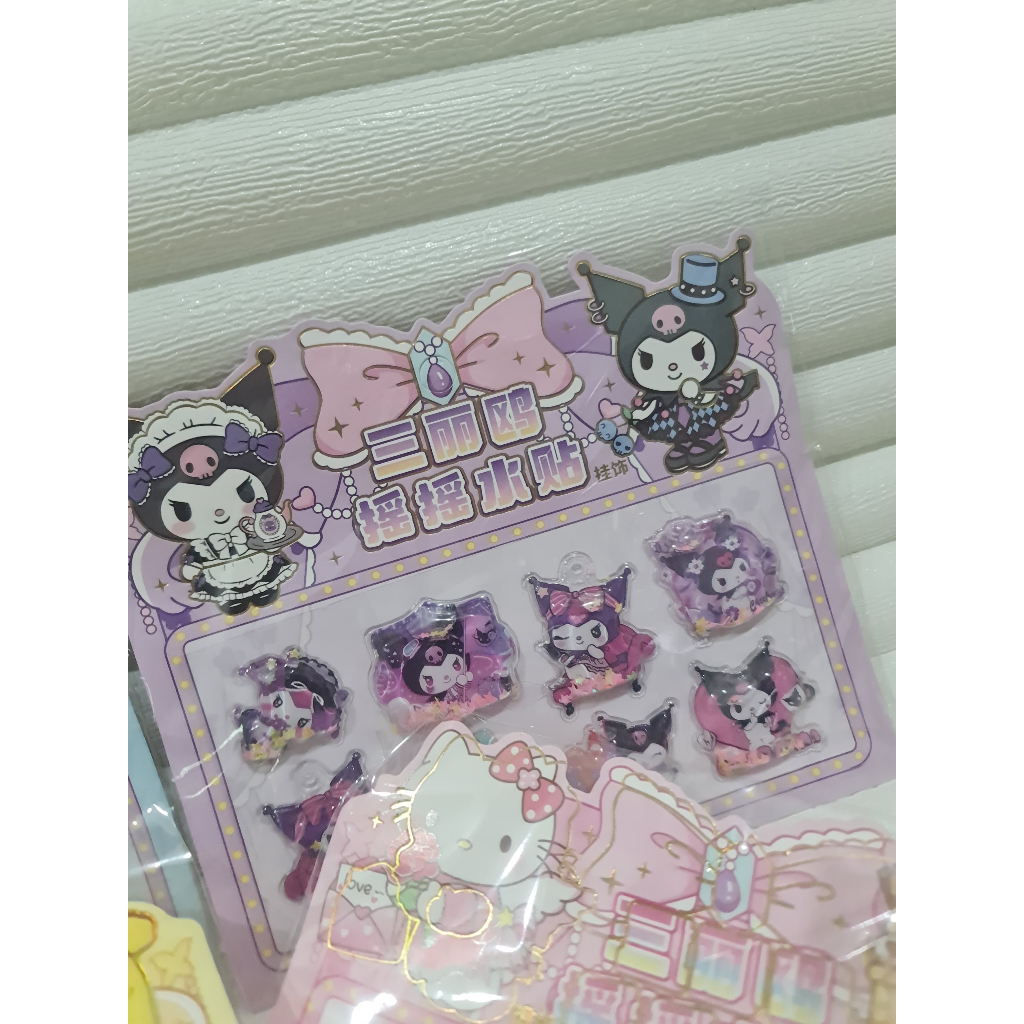 XQ-801 RAISED STICKERS / CHILDRENS TOY STICKERS / SANRIO CHARACTER STICKERS